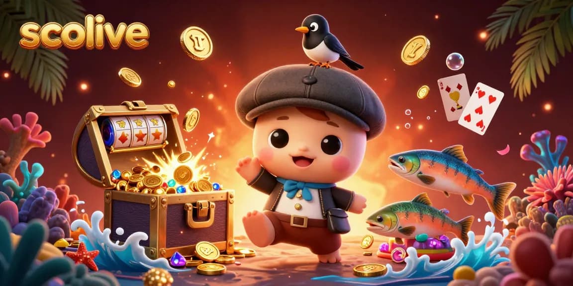 Experience the joy of socolive with vibrant illustrations featuring Nessie and friends in a thrilling casino adventure.