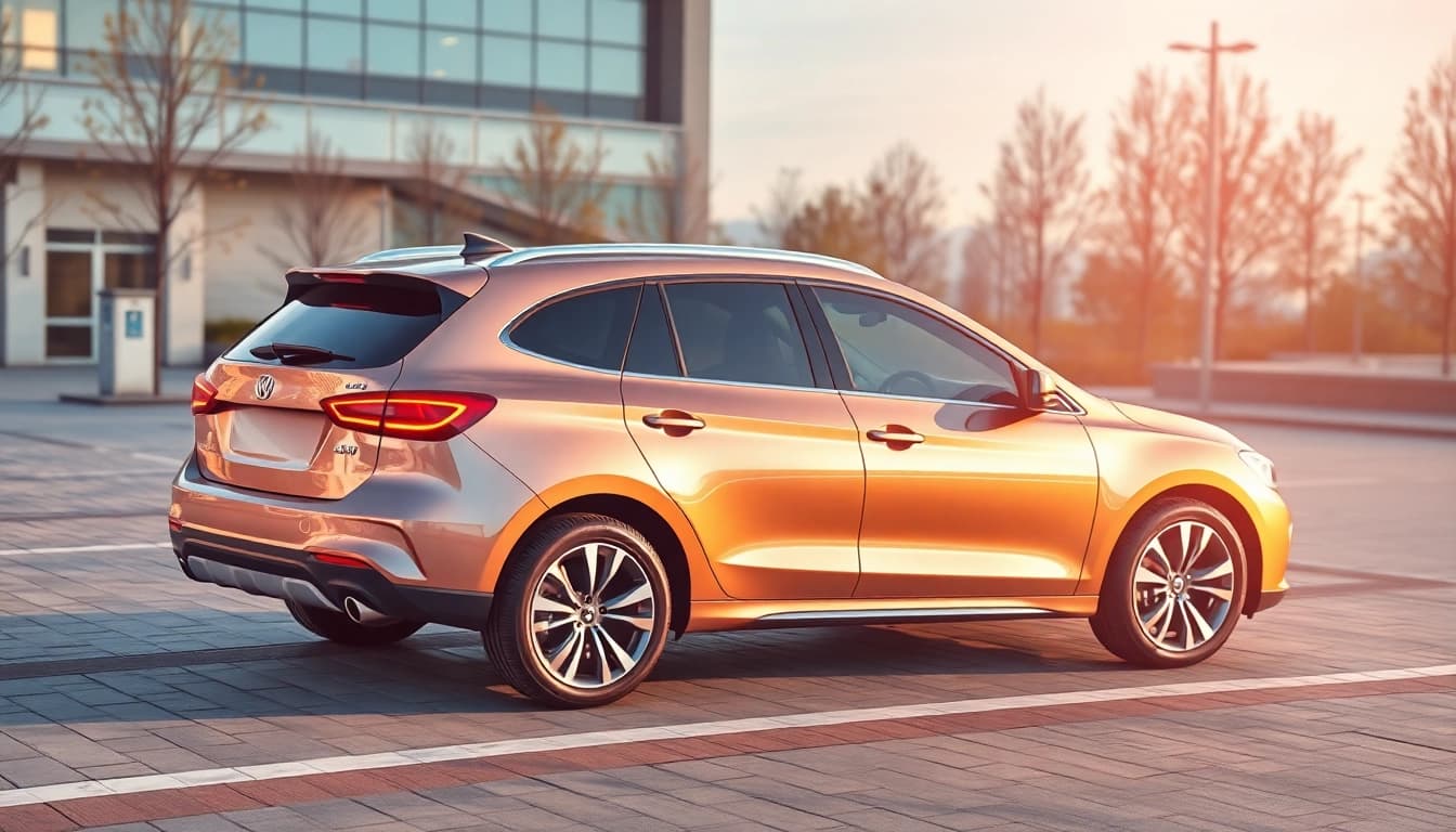 Jetzt Autopolitur kaufen – Glänzendes Auto mit perfektem Lack und reflektierenden Oberflächen.