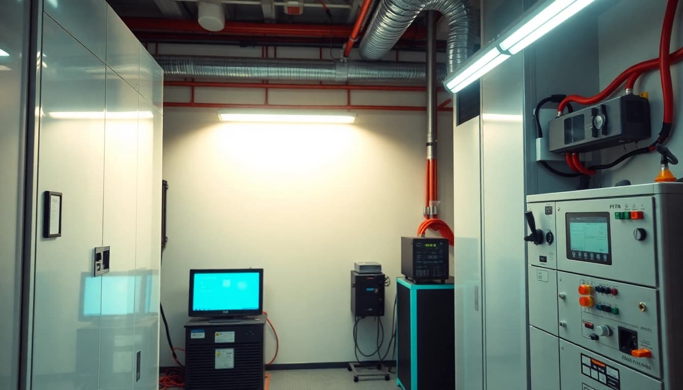 Prüfer führt eine DGUV V3 Prüfung durch, um die Sicherheit elektrischer Geräte zu gewährleisten.
