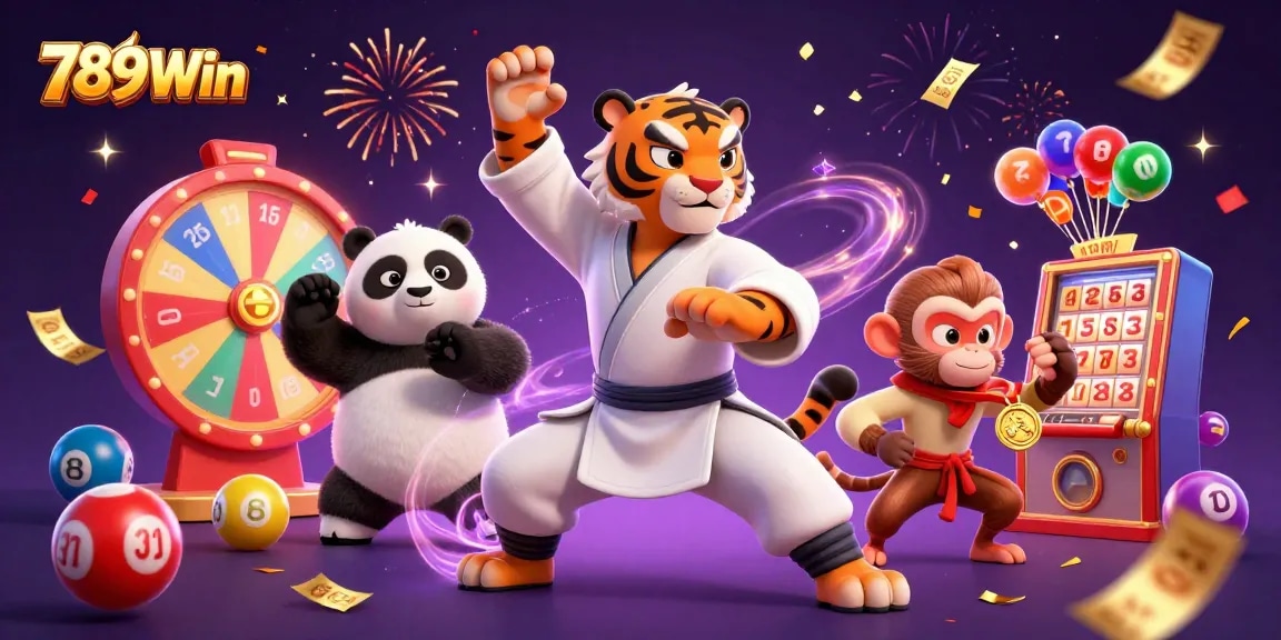 Engage in thrilling gameplay at 789Win with vibrant lottery elements and dynamic characters