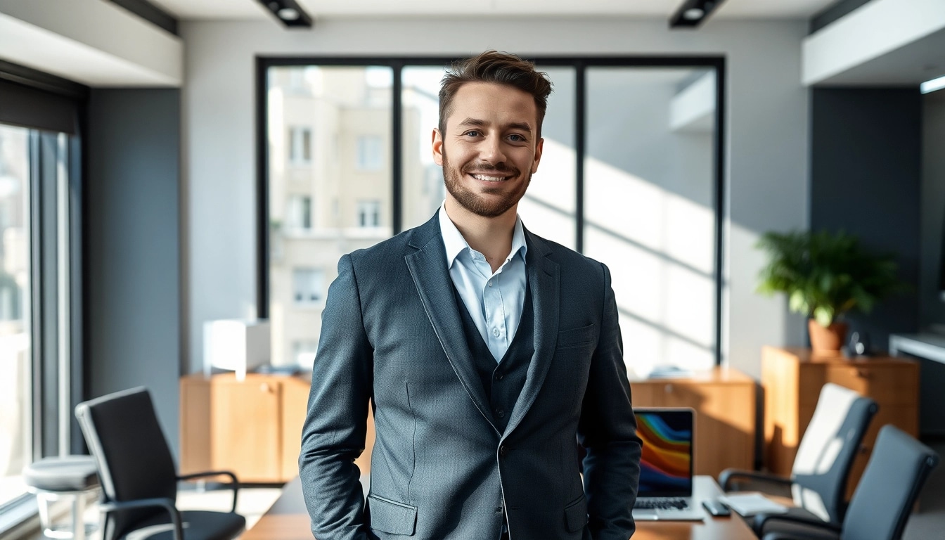 Headhunter Chemnitz im eleganten Büro, das Professionalität und Vertrauen ausstrahlt.