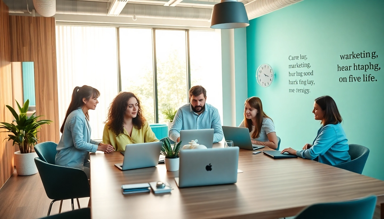 Explore innovative strategies for pflegemarketing agentur in a dynamic office setting.