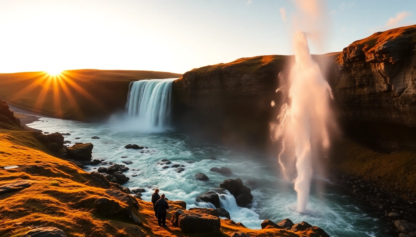 Entdecken Sie die Reise nach Island mit atemberaubenden Wasserfällen und Vulkangeysiren.