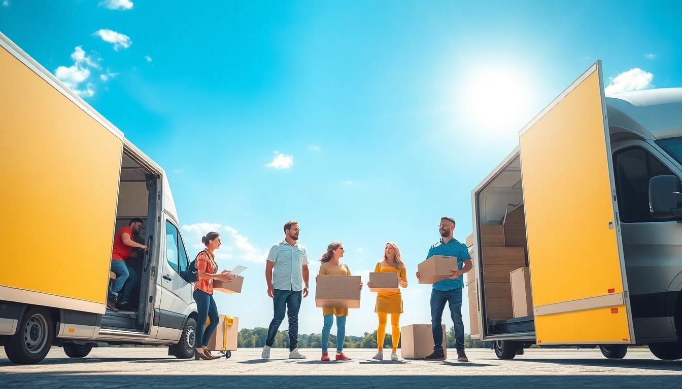 Umzugsunternehmen Saarbrücken: Professionelle Umzugshelfer unterstützen eine Familie beim stressfreien Umzug.