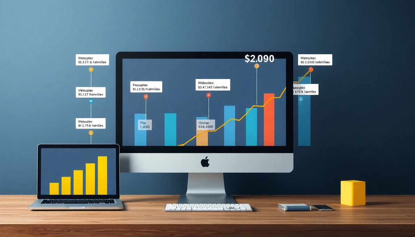 Visualisierung des SEO-Rankings, die verschiedene Webseitenpositionen in Suchmaschinen präsentiert.