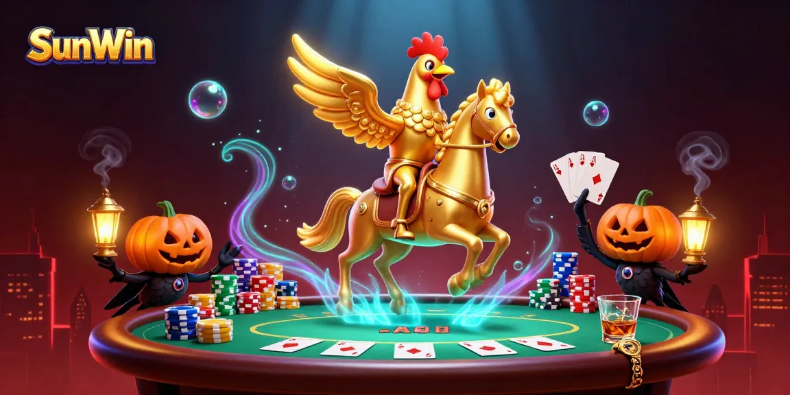 Experience SunWin's exciting casino adventure with vibrant characters in a dynamic gaming environment.