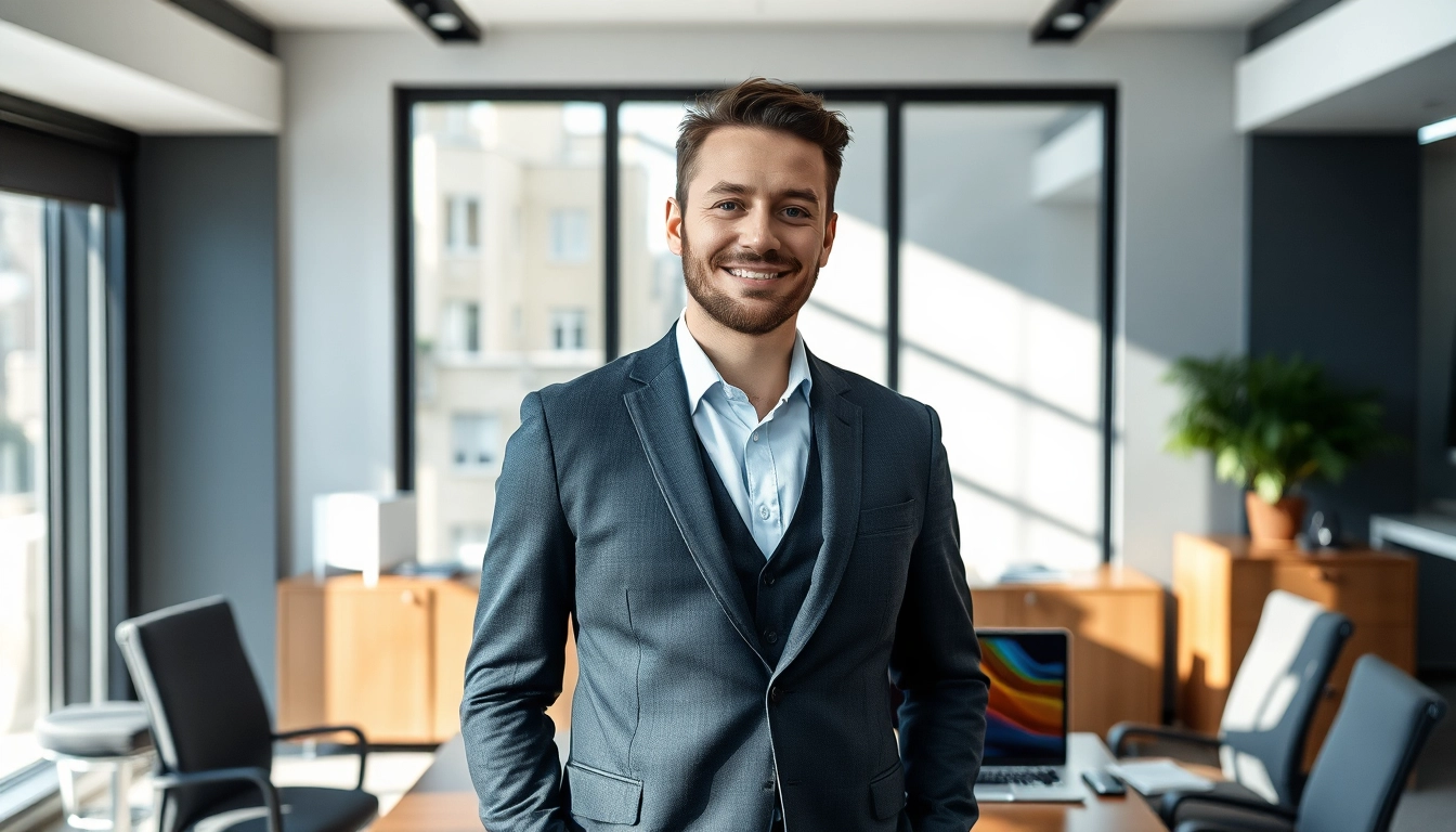 Headhunter Chemnitz im eleganten Büro, das Professionalität und Vertrauen ausstrahlt.