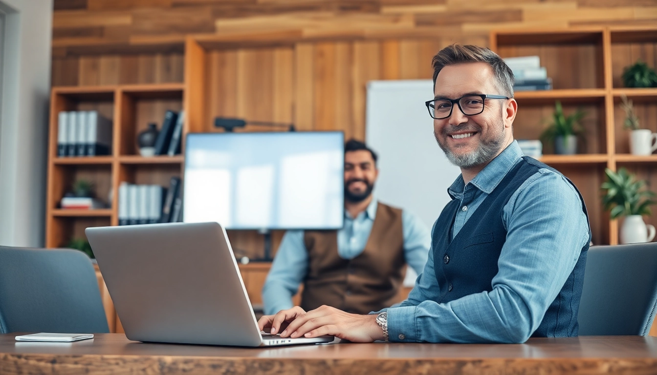 Headhunter arbeitet professionell an der Rekrutierung von Talenten.