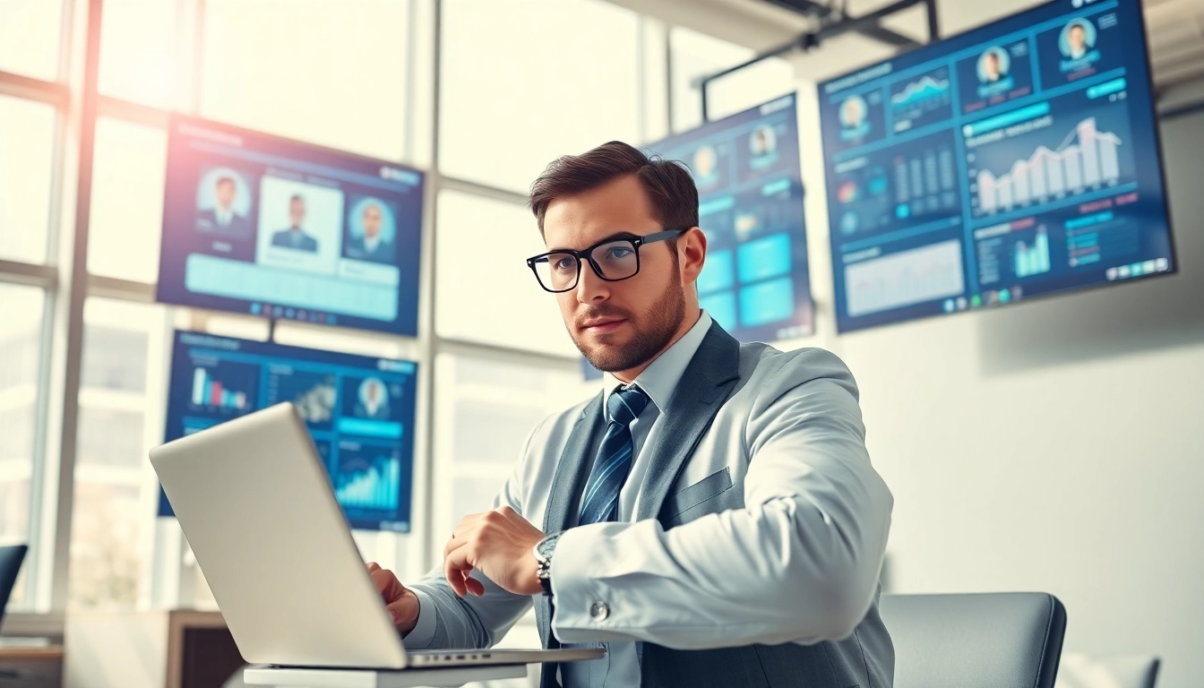 Headhunter Schweiz bei der Rekrutierung von Talenten in einem modernen Büro.