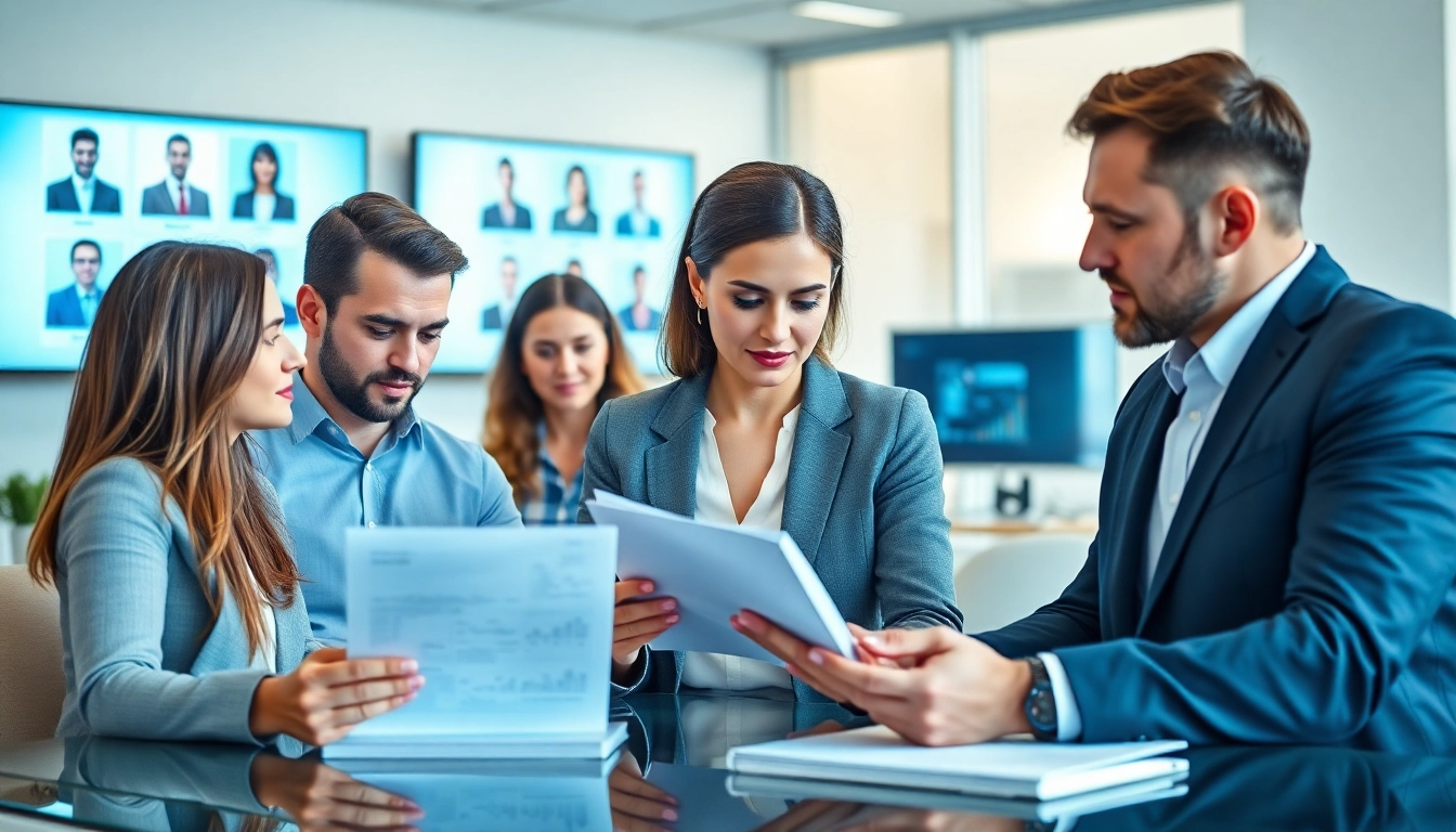 Effiziente Personalbesetzung durch engagierte Recruiter im modernen Büro.