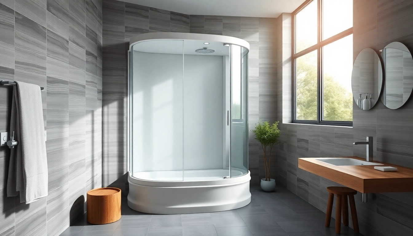 Genießen Sie die luxuriöse sonni Duschkabine 80x80 in einem modernen Badezimmer mit hellen Farben.